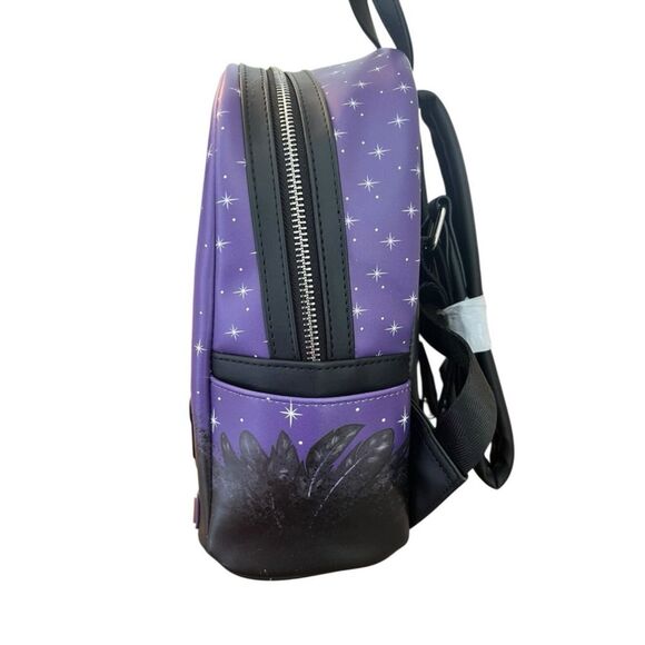 Loungefly Edgar Allen Poe Portrait Mini Backpack Nevermore Raven Bag BAM NWT main image 4